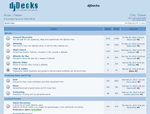 Tablet Screenshot of forum.djdecks.be